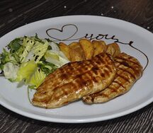 Стейк из куриной грудки