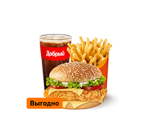 ​​​​​​​Биг Чикен Бургер Большой Комбо