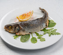 Сибас на мангале