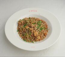 Греча с белыми грибами