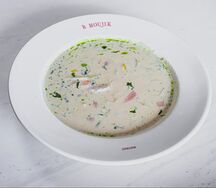 Сливочный рыбный суп