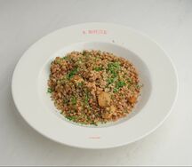 Каша гречневая с белыми грибами