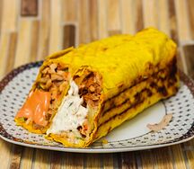 Шаурма куриная, сырный лаваш