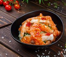 Вок с морепродуктами