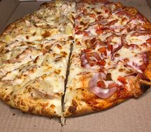 Пицца половинки