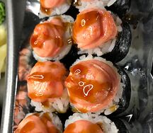 Острый запеченный ролл с угрём