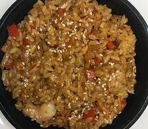 Рис, жаренный с морепродуктами
