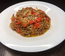 Лапша Соба с говядиной