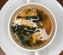 Мисо суп с лососем