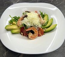 Рукола с креветкой