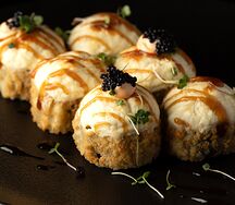 Запеченный с лососем