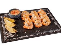 Креветки тигровые с мангала