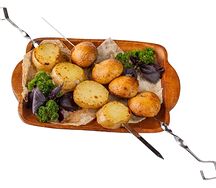 Картофель на углях