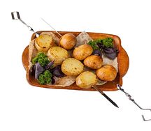 Шампиньоны на углях