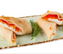 Блинчики с икрой