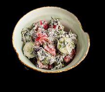 Овощной салат со сметаной