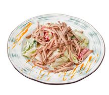 Салат с говяжьим языком