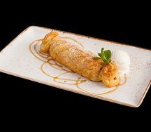 Штрудель с яблоком