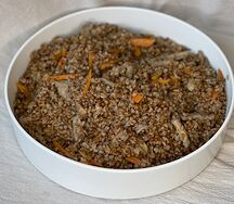 Гречка с вешенкой