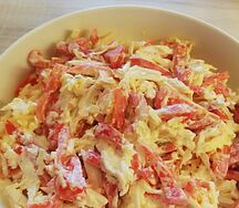 Овощной с крабовым мясом