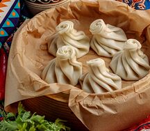 Хинкали с бараниной отварные