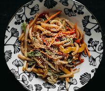 Удон с овощами