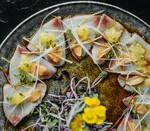 Сашими хамачи в новом стиле