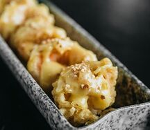 Креветки в соусе васаби