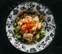 Поке с лососем