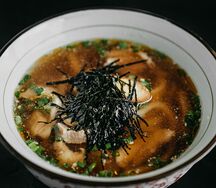 Суп удон с курицей