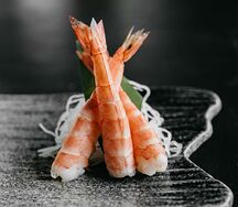 Сашими тигровая креветка