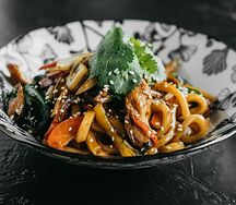 Лапша с курицей