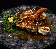 Шашлычки из креветок