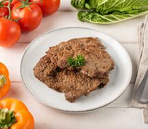 Жареная печень с овощами