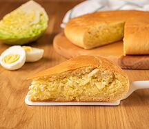 Пирог с капустой и яйцом