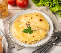 Кыстыбый с картофелем и жареным луком