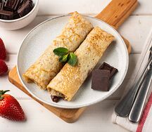 Блинчики с шоколадом