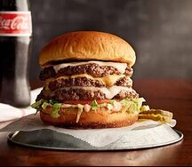 Тройной чизбургер