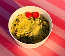 Паста Баветти с копченой курицей