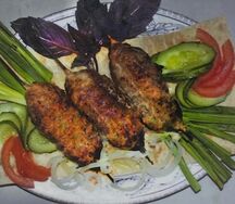 Люля-кебаб из свинины