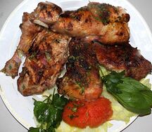 Шашлык из кролика