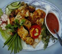 Куриный шашлык