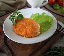 Куриная котлета с сыром