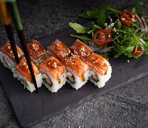 Татаки из лосося и тунца