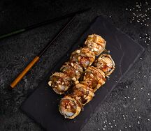 Жареный лосось