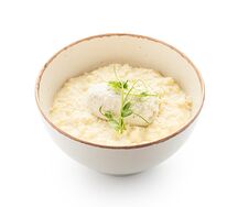Пшенная каша с сыром Рикотта и трюфелем