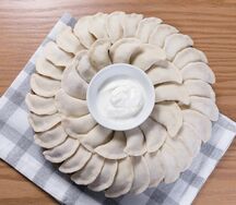 Замороженные вареники с картофелем и грибами