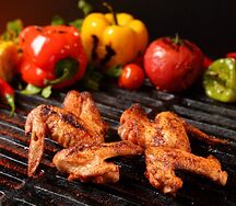 Шашлык из куриных крылышек