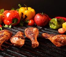 Шашлык из куриной голени