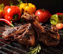 Шашлык из корейки барашка